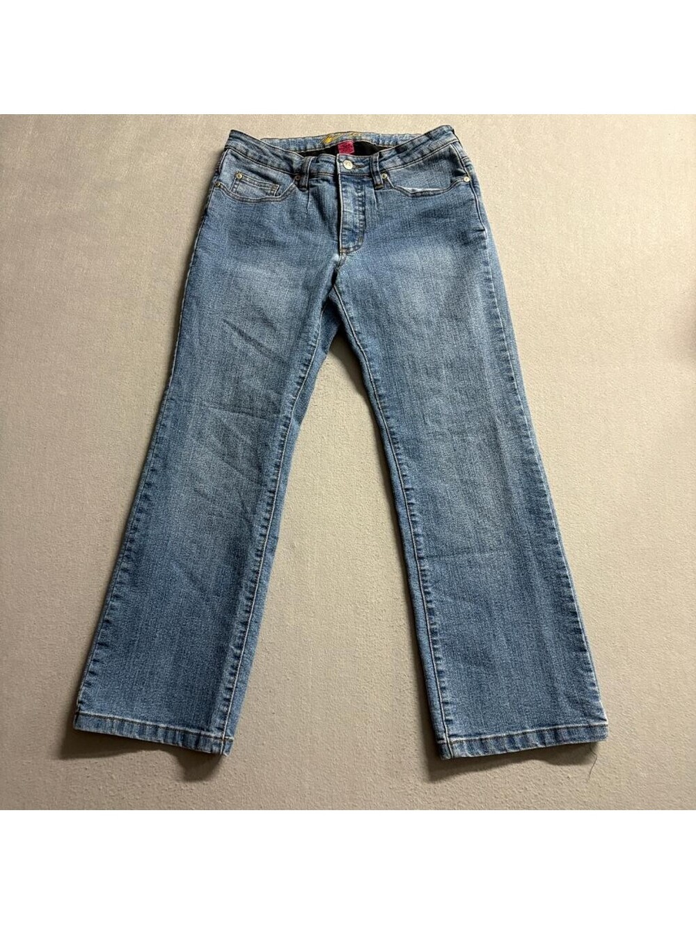 Bill Blass Jeans Womens 6P Blue Denim Stretch Bootcut Mid Rise Pants
